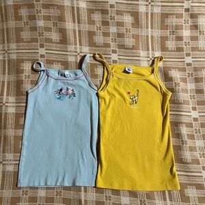 2 Petit Bateau camisoles size 10